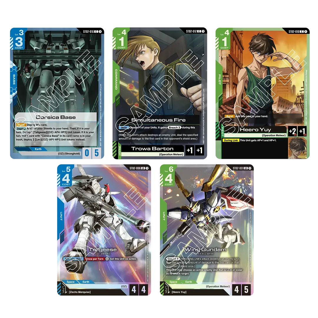 GUNDAM CARD GAME: GUNDAM ASSEMBLE STARTER SET [ST02A]
