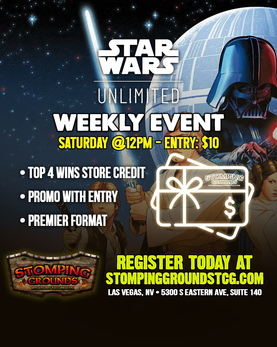 Star Wars Unlimited: Weekly Event Entry