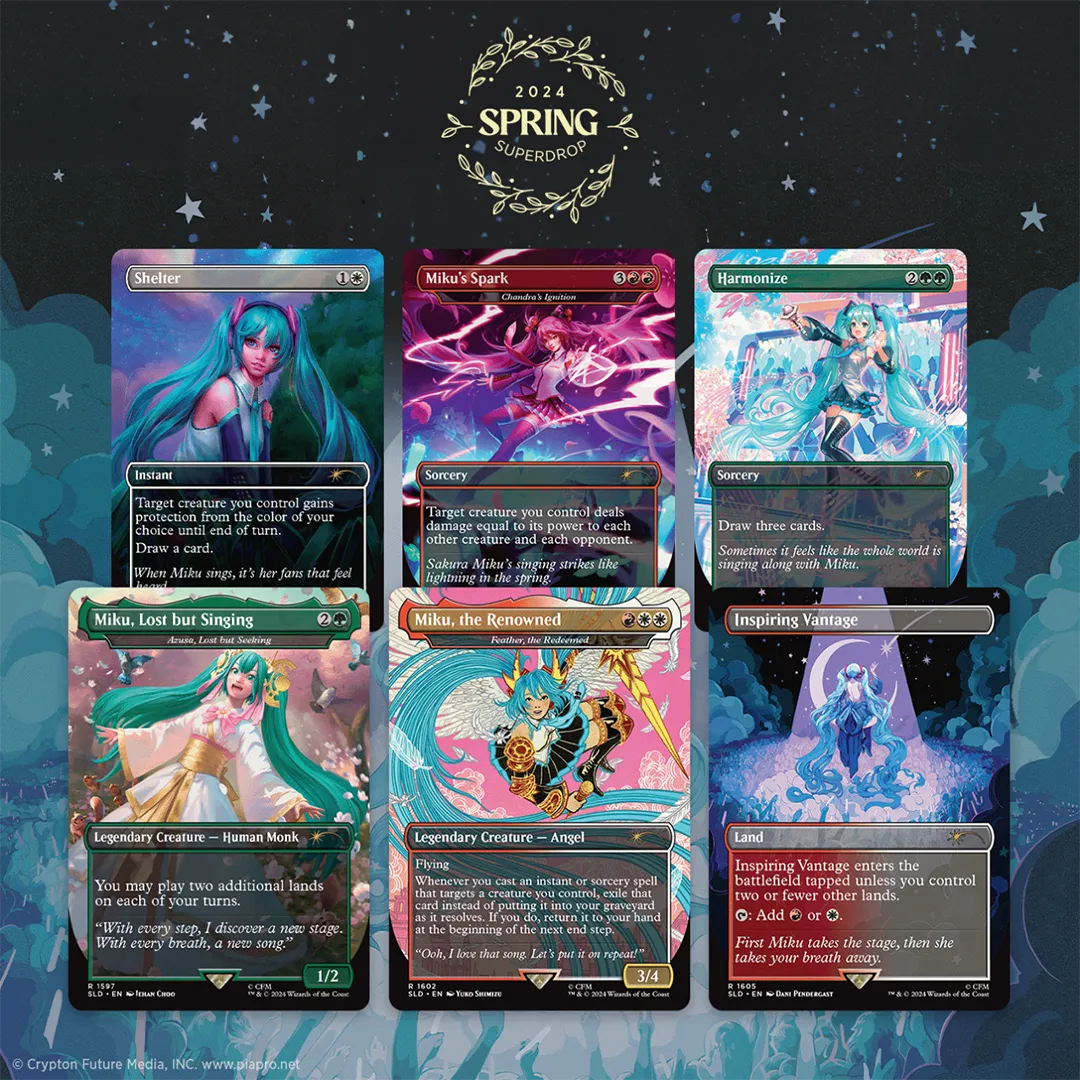 Secret Lair Drop - Secret Lair x Hatsune Miku: Sakura Superstar [EN]