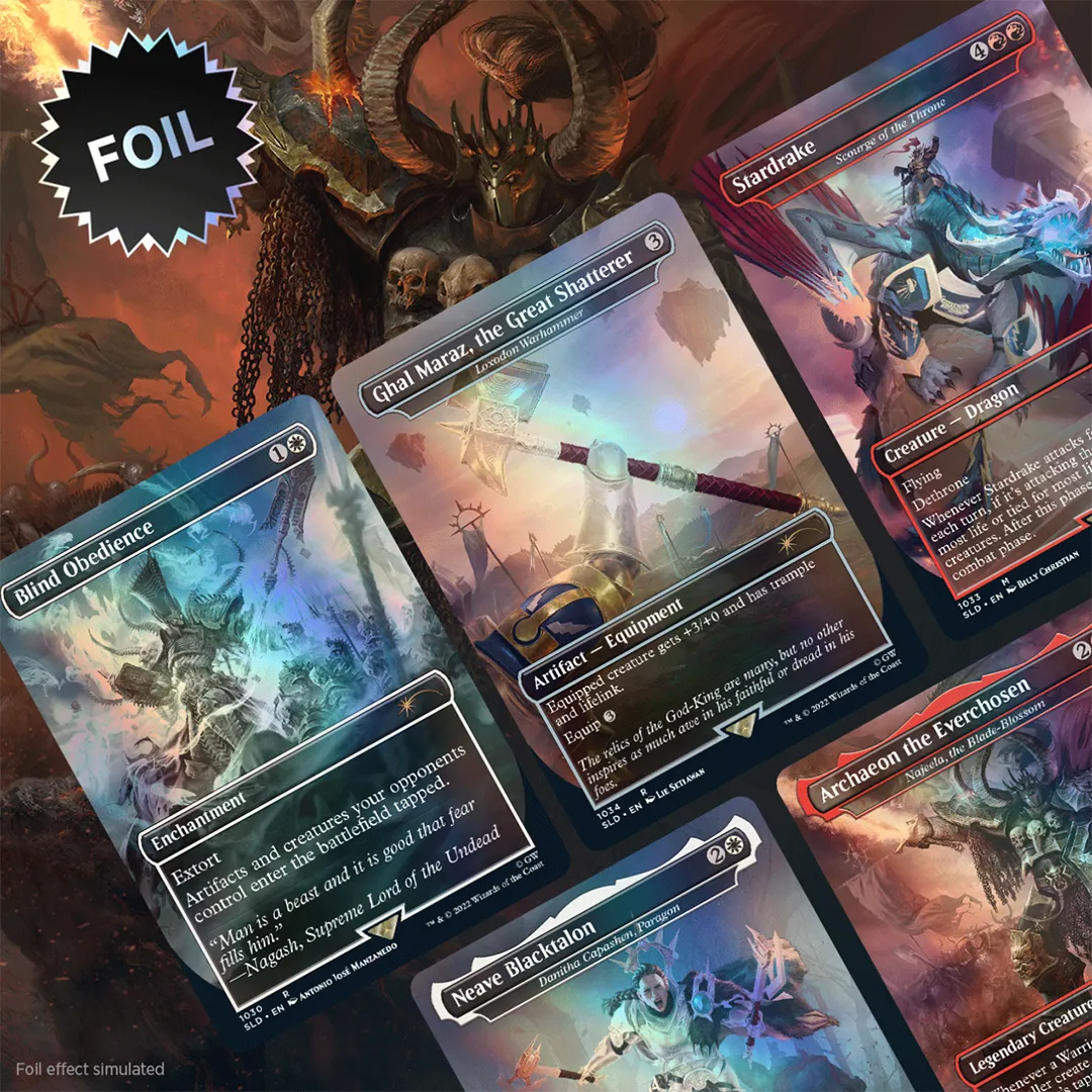 Secret Lair Drop - Secret Lair x Warhammer Age of Sigmar [Traditional Foil Edition]