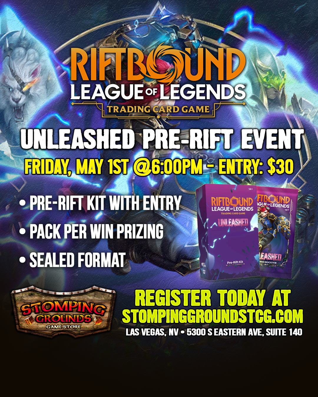 Riftbound: Unleashed - Pre-Rift Event [Friday]