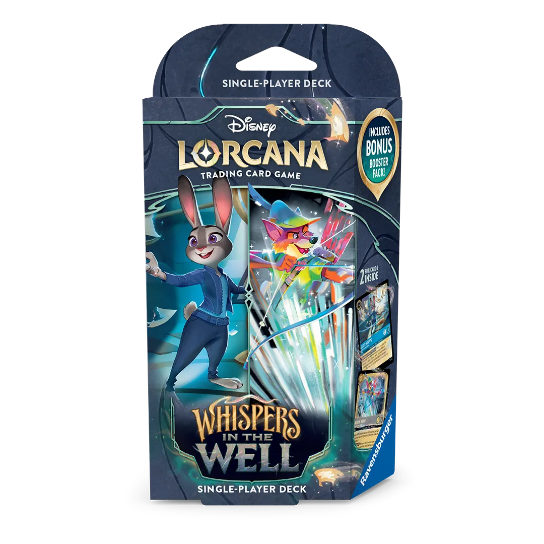Disney Lorcana: Whispers in the Well Starter Deck [Sapphire & Steel]